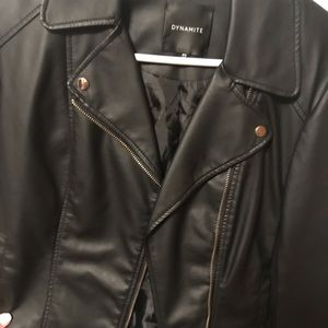 Dynamite brand faux leather jacket